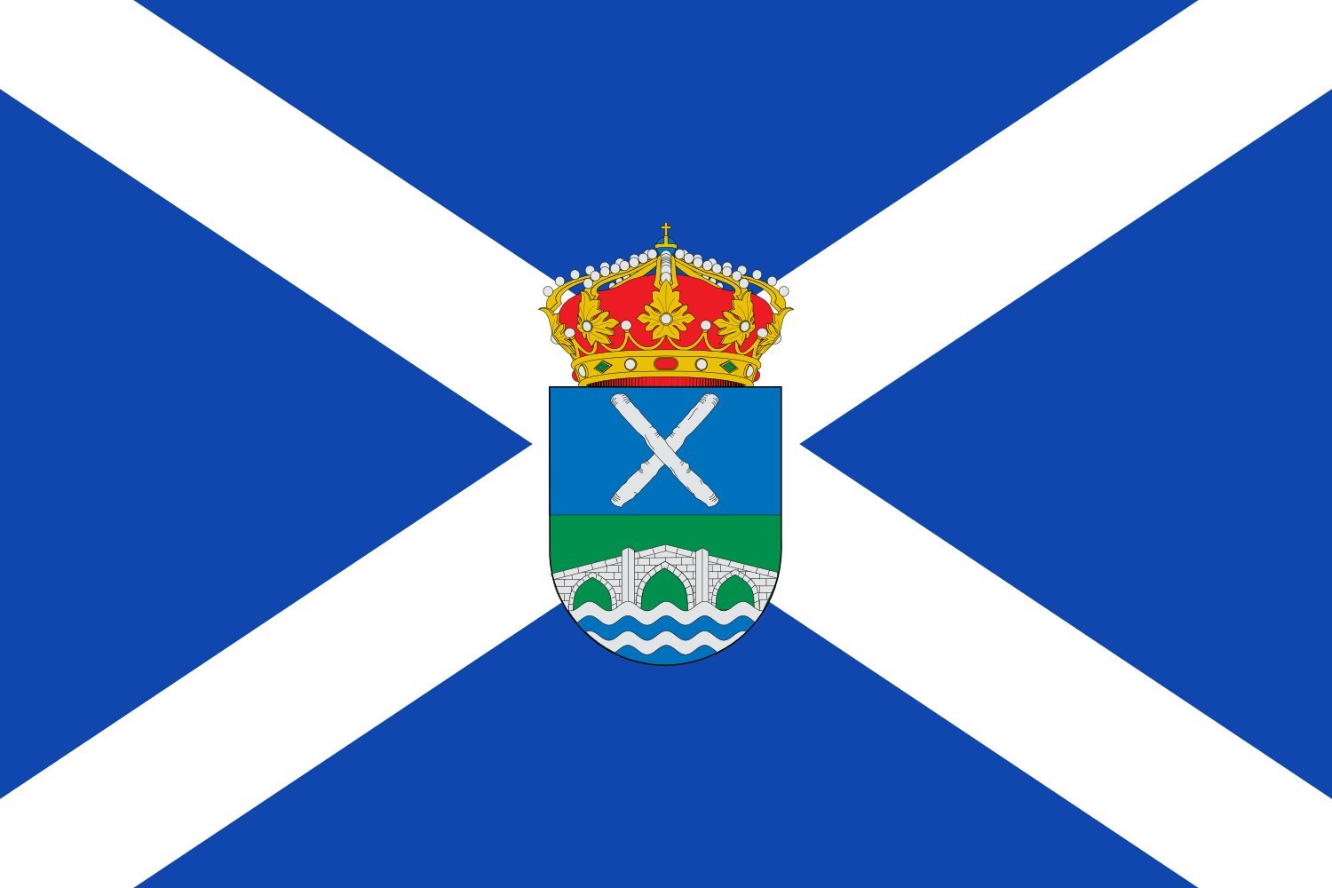Drapeau XL Vega de Espinareda pour décorer vos fêtes de village à León