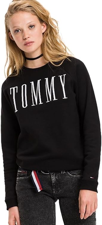 SUDADERA TOMMY HILFIGER TJM BADGE negra – AW LAB