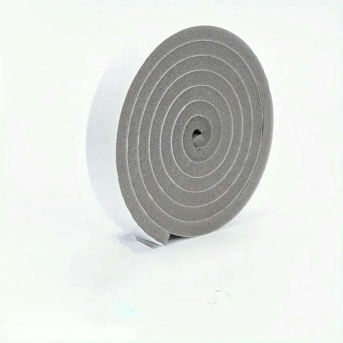 Yfshc Gray 3Cm 1 Rolls Sponge Foam Seal Strip Tape Adhesive Anti Collision Soundproof Weather Stripping For Doors Furniture Protection
