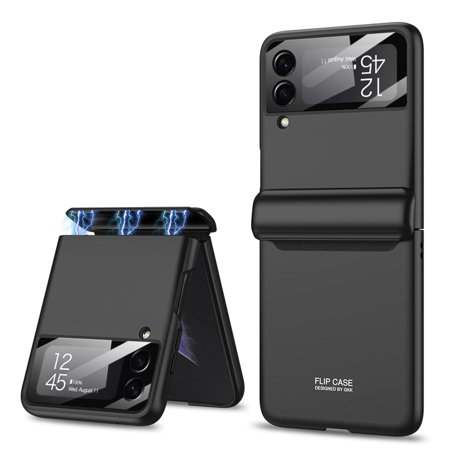 Kapa Ultra Thin Back Cover for Galaxy Z Flip3 / Z Flip 3,Magnetic Hinge Protection and Inbuilt Glass Window Protection (Black) (B0BS9RXDMW) Amazon Price History, Amazon Price Tracker