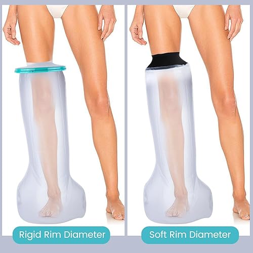 Miniatura 6 de Fundas de fundición para patas de ducha, funda impermeable para ducha, protector de molde para piernas de ducha para adultos, botas de ducha para