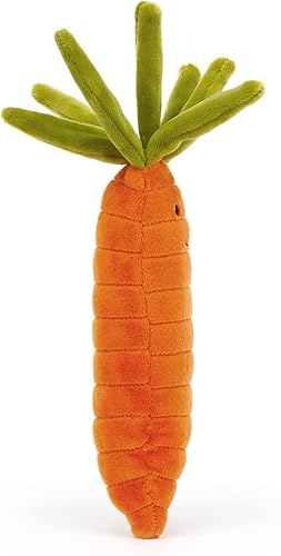 Miniatura 2 de Jellycat Vivacious Vegetables - Peluche de zanahoria, 7 pulgadas