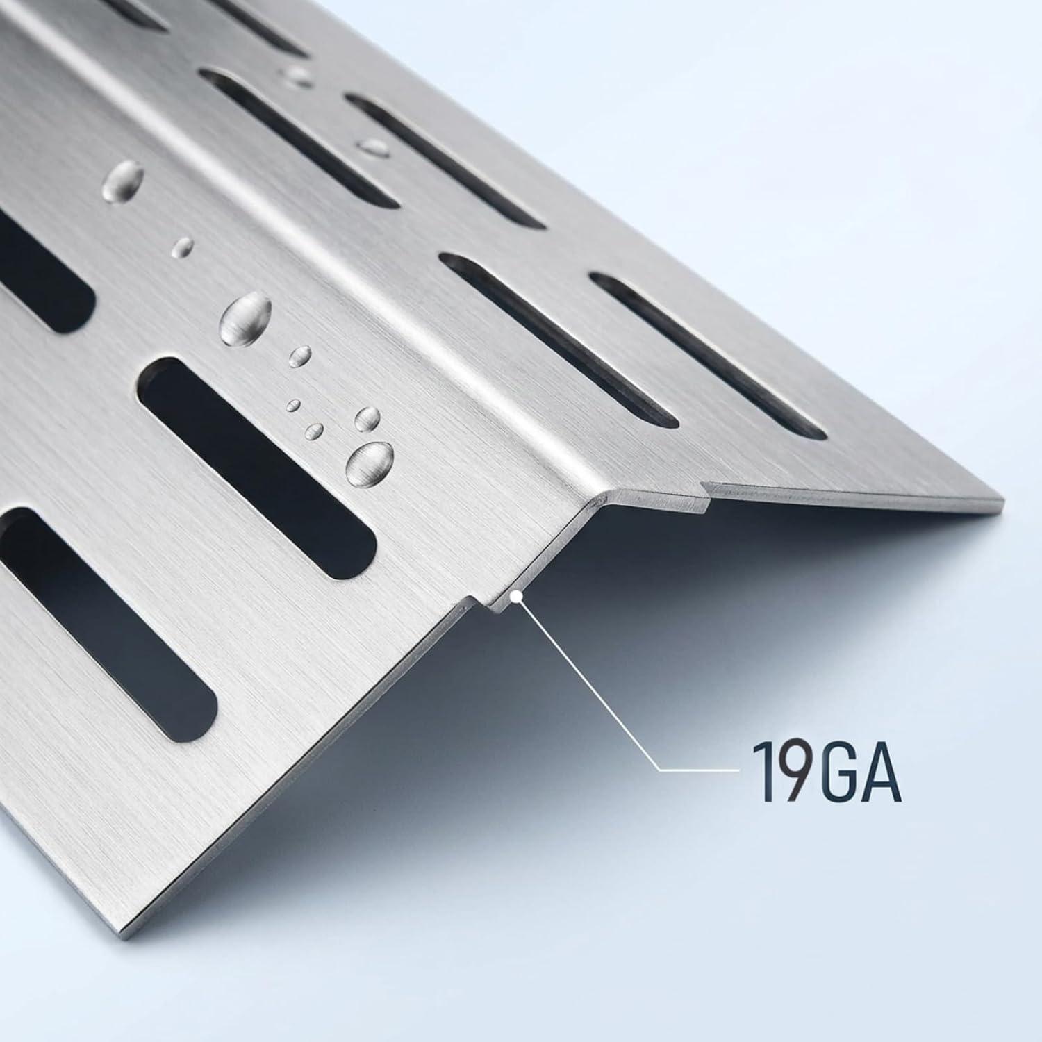 17.5" Stainless Steel Flavorizer Bars & 13.26" Heat Deflectors for Weber Genesis 300 (Front Knob), Fits E310 E320 E330 S310 S320 S330, Replaces Weber 7620 7621 7622