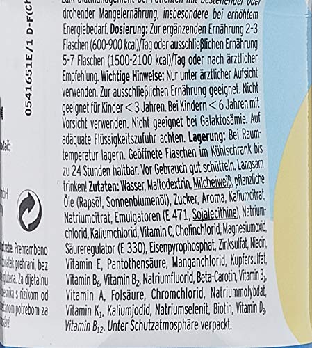 Fresenius Kabi Deutschland GmbH energy DRINK Vanille, Trinknahrung, 6x4x200 ml
