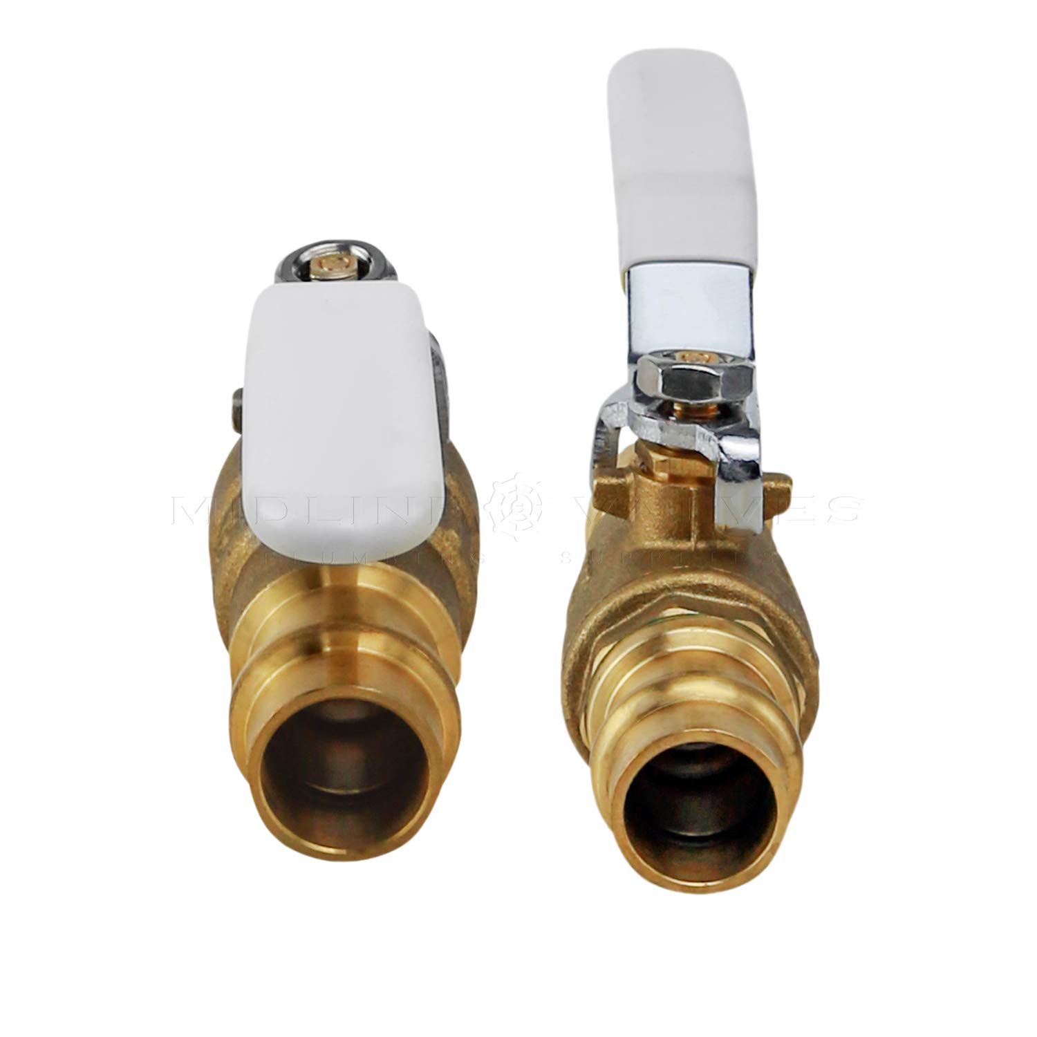 Midline Valve 932VLV112 Premium Press Zawór kulowy, z przyłączami 1-1/5.1 cm, mosiądz