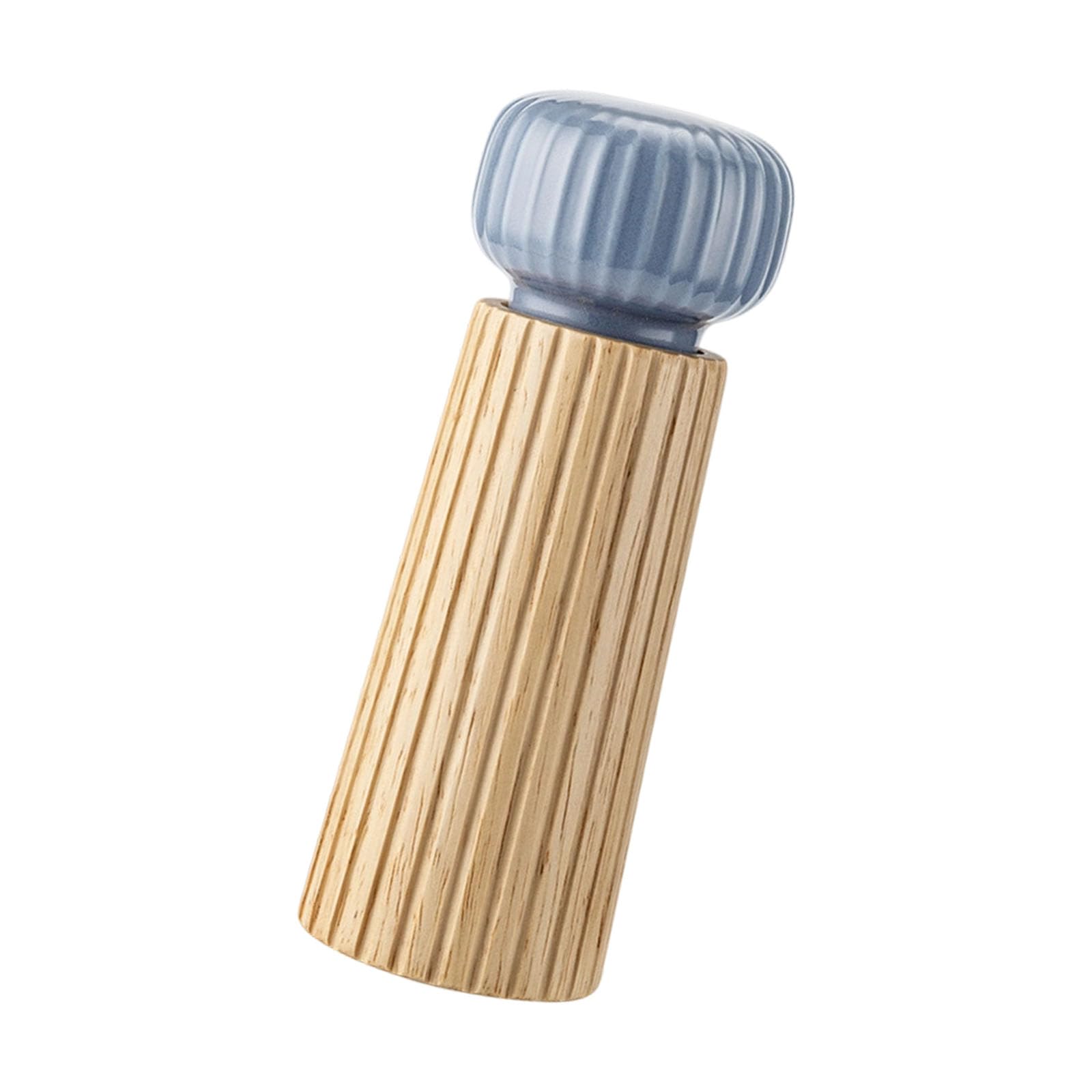 Oxxggkao Wooden Peppers Grinder Salts Mill with Ceramic Cores for Kitchen Spices Storage and Grinding Seasoning Bottle Earthenware Center Seasoning Mill