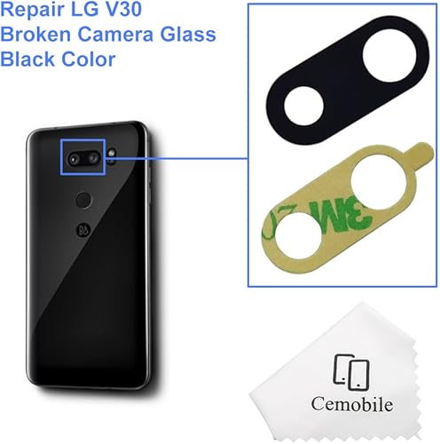 Cemobile fotocamera posteriore riparazione lente vetro ricambio per V30 H930 H930DS H933 H931 H932 VS996 US998 LS998U adesivo nero Cemobile fotocamera posteriore riparazione lente vetro ricambio per V30 H930 H930DS H933 H931 H932 VS996 US998 LS998U adesivo nero