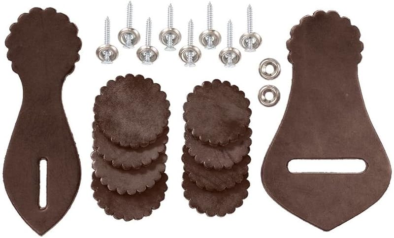 Kit de Reparo para Couro de Sela Western Tough 1 Dark Oil, 20 Peças