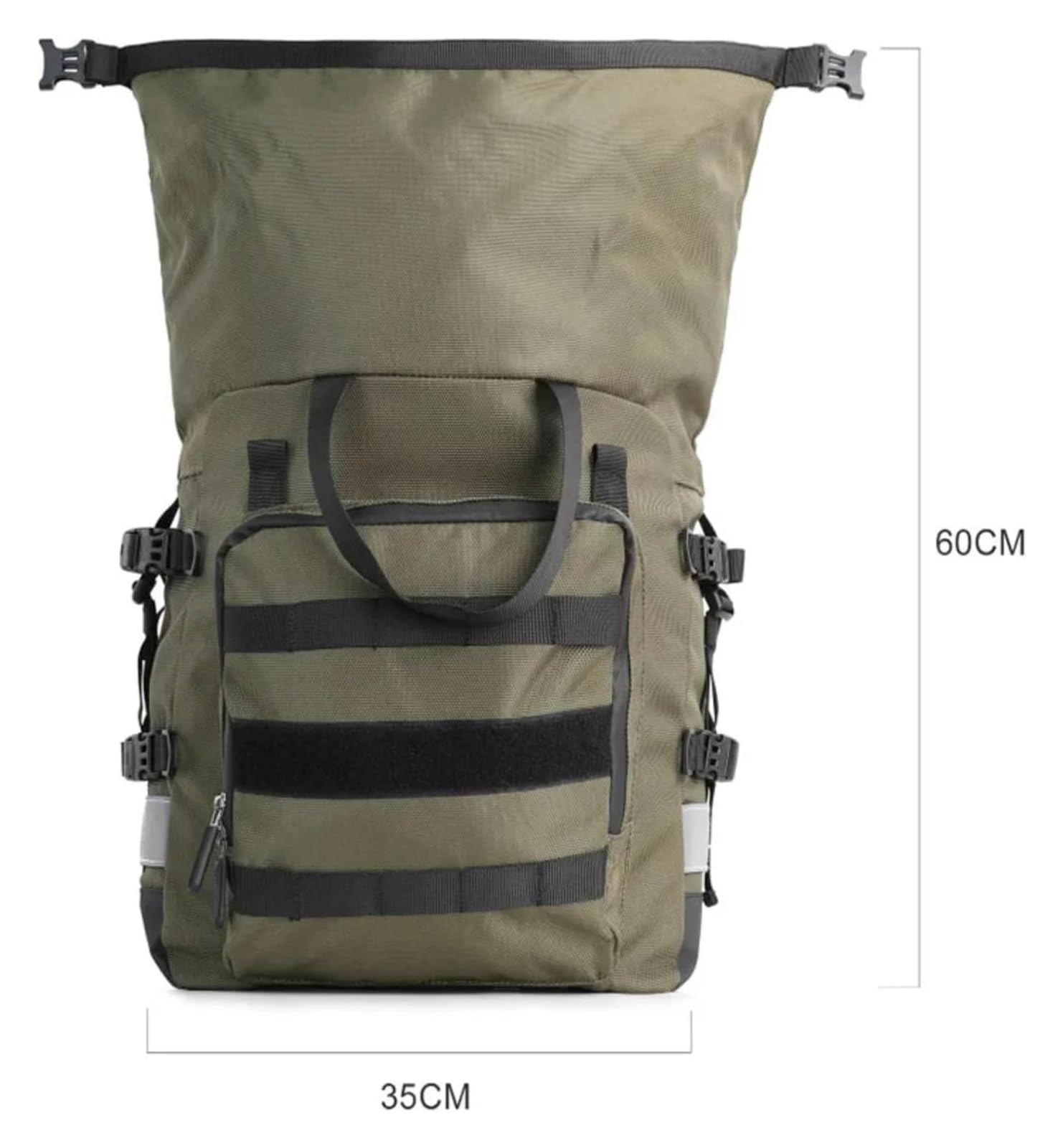 Per Moto Borsa Da Sella Per Moto Universale Per Viaggi Laterali Con Interno Impermeabile Rimovibile, Per Riporre Gli Attrezzi Borsa Laterale(verde)