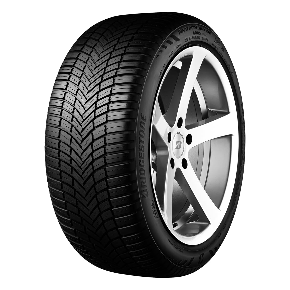 Bridgestone WEATHER CONTROL A005 EVO - 185/​60 R15 88V XL - C/​A/​71 - pneumatico quattro stagioni (per auto e SUV/​4x4)
