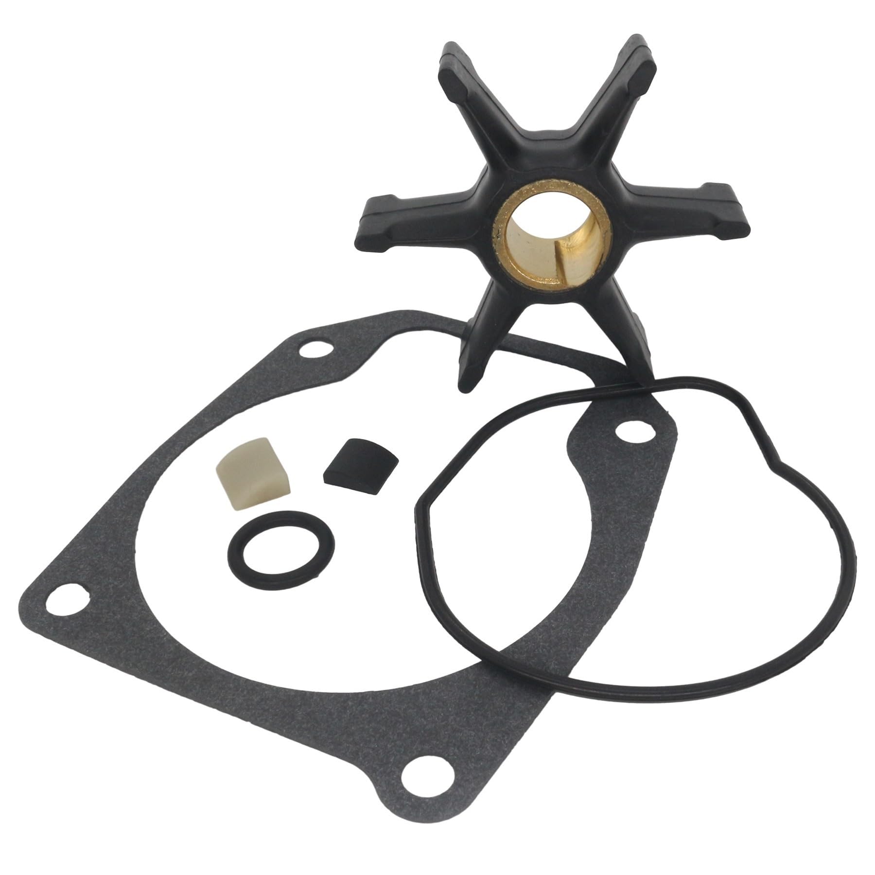 Componenti marini 0396809 0777828 Adatto per Johnson per Evinrude 40-55 HP Kit di manutenzione girante pompa acqua fuoribordo 777214 18-3368 riparazioni facili