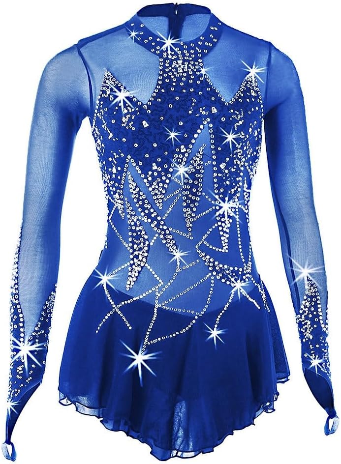 Figure Skating Dress Women's Girls' Ice Skating Dress High Elasticity Competition Skating Wear Breathable