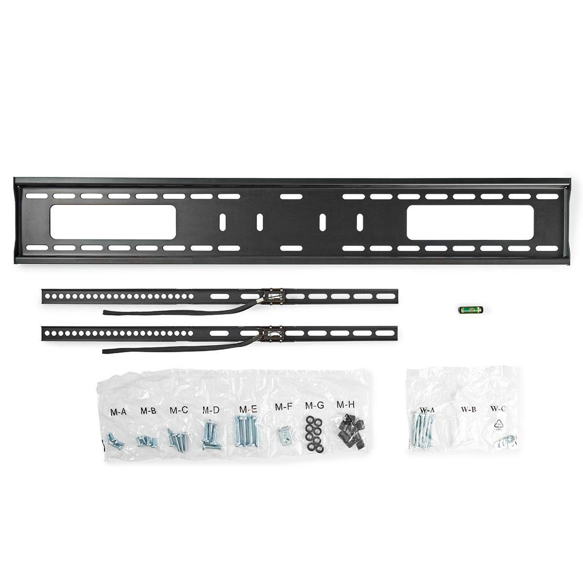 Supporto fisso per TV a parete - 60-100" - Peso massimo supportato dello schermo: 75 kg - Distanza minima dal muro: 30.5 mm - Acciaio/Metallo - Nero