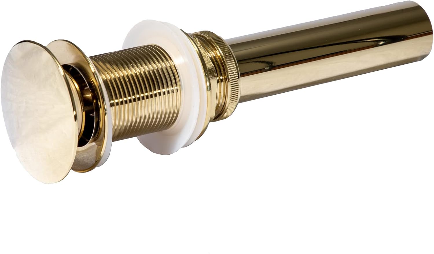 Eden Bath Umbrella Pop Up Drain, Matte Black – Elegant 1-⅝” No Overflow Pop-Up Drain for Sinks