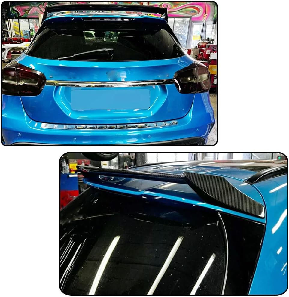 Carbon Fiber Rear Spoiler Compatible with Mercedes Benz GLA Class X156 GLA180 GLA200 GLA250 GLA45 AMG SUV 2014-2019 Roof Window Top Wing Lip Factory Outlet