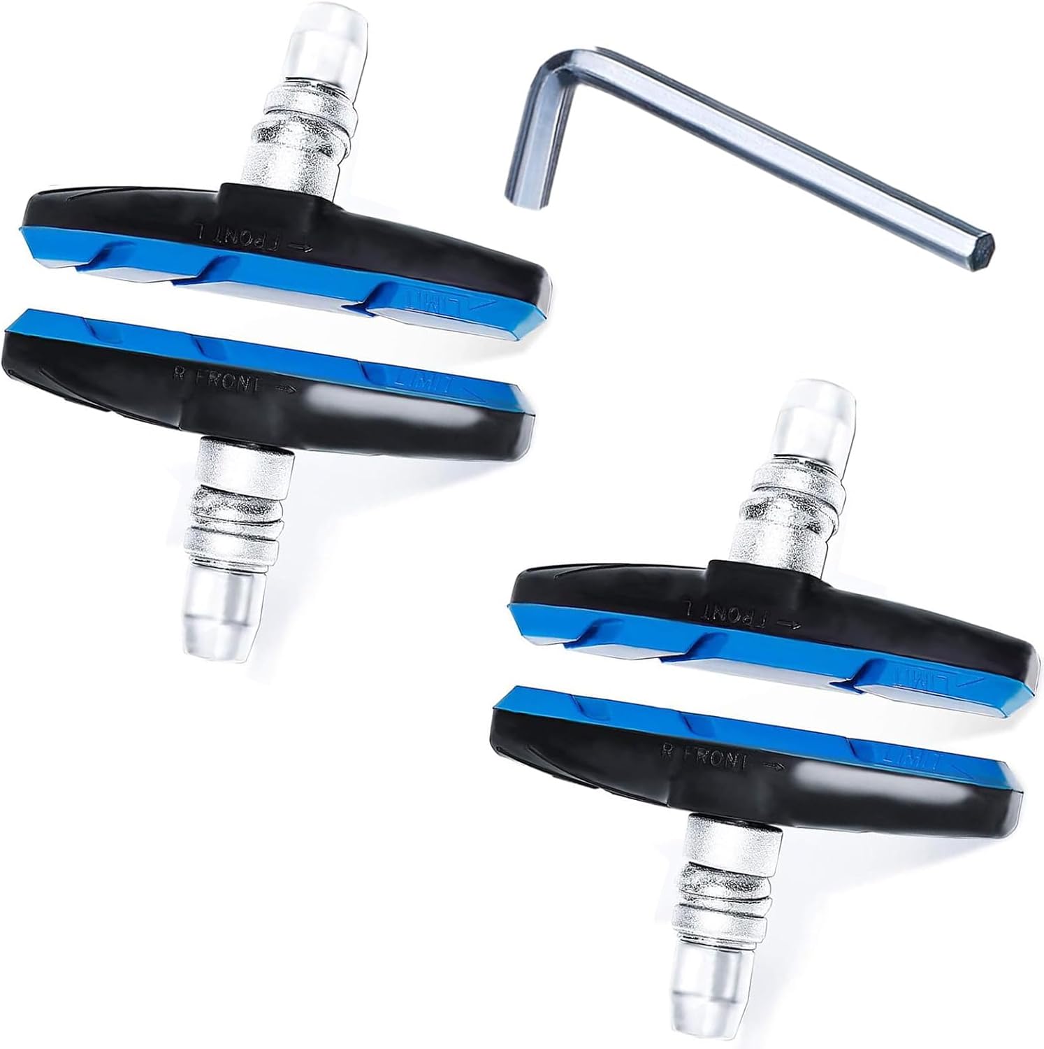Amazon.co.jp: YIBOOOM 4 Pcs Brake Shoe V-Brake All Weather 70mm Silent ...
