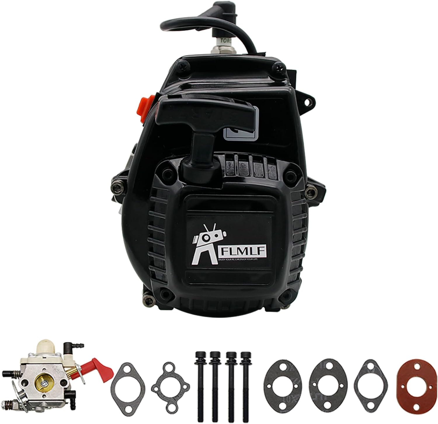 FLMLF 32CC 11HP Professional Reed Engine with Carb 1191 for 1/5 HPI Baja LOSI 5IVE T RC Car Parts