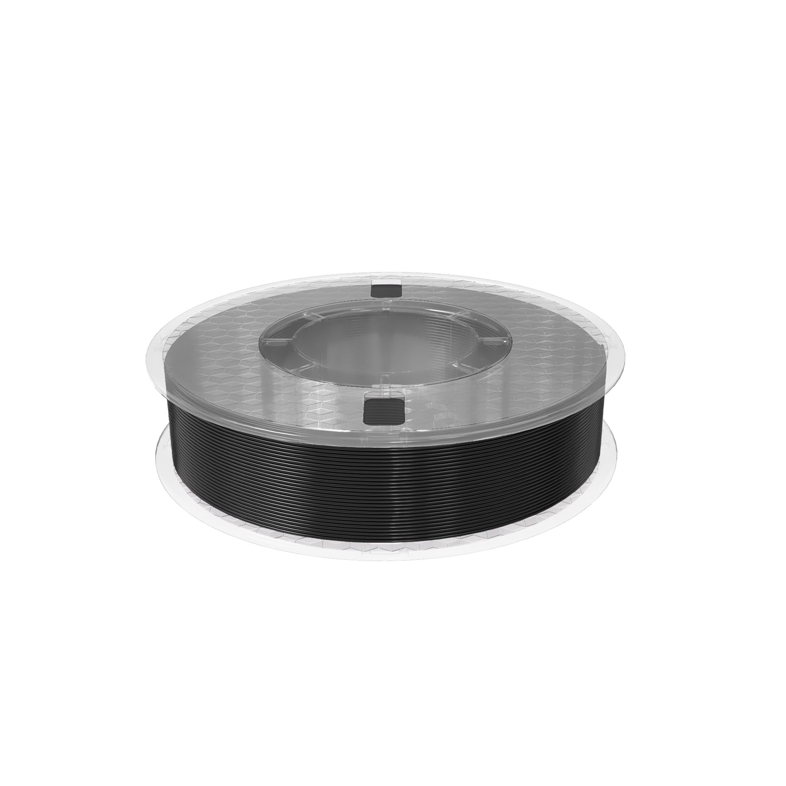 Filamento PLA AOSEED de 1,75 mm, filamento PLA modificado para impresora 3D, precisión dimensional de +/- 0,03 mm, bobina de 1 kg (2,2 libras), filamento de impresión 3D para impresora 3D (negro).