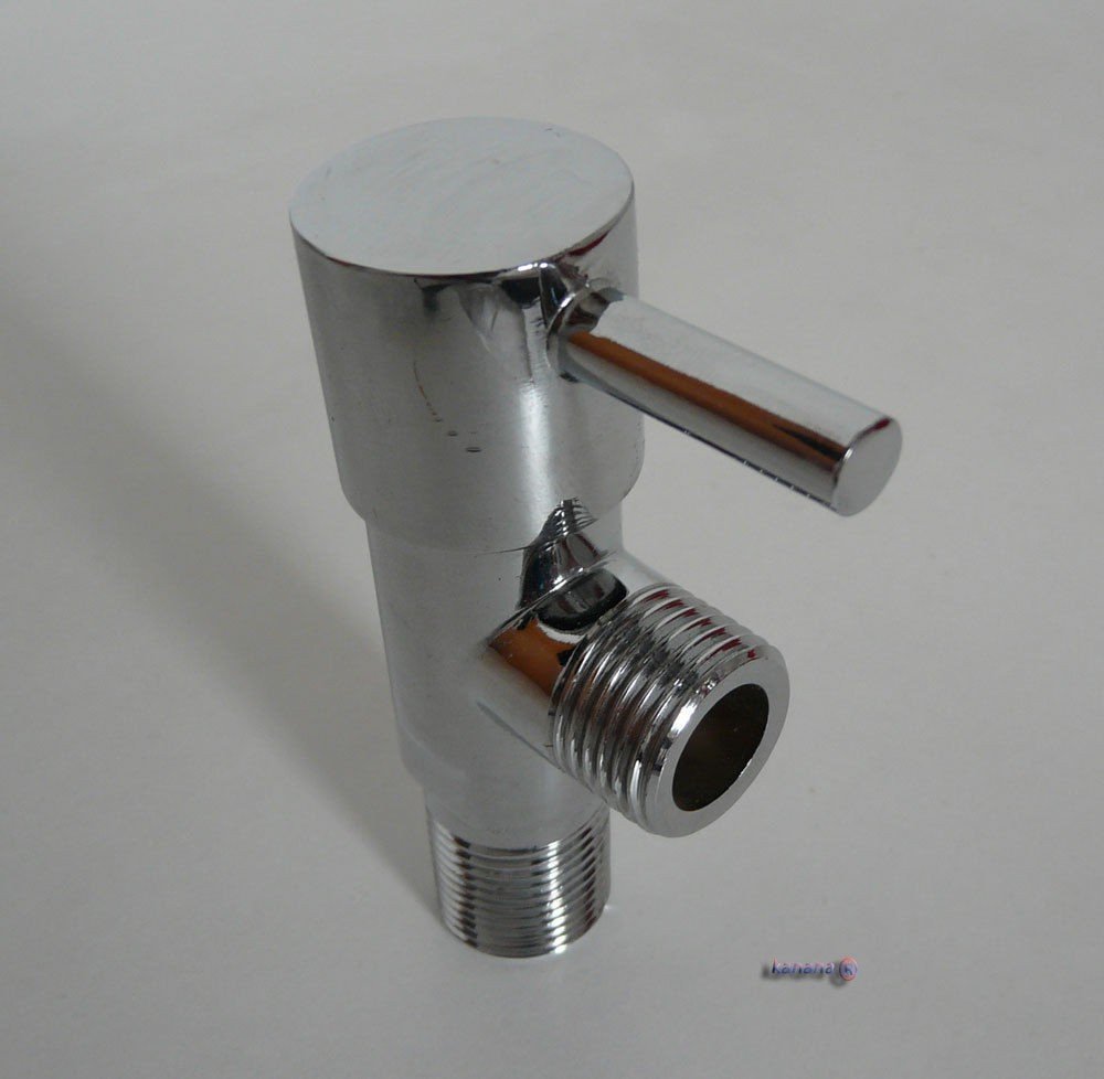 Angolo Valvola 1/2 Pollici con Maniglia a Forma di Bastoncello Rubinetto (ventil033)