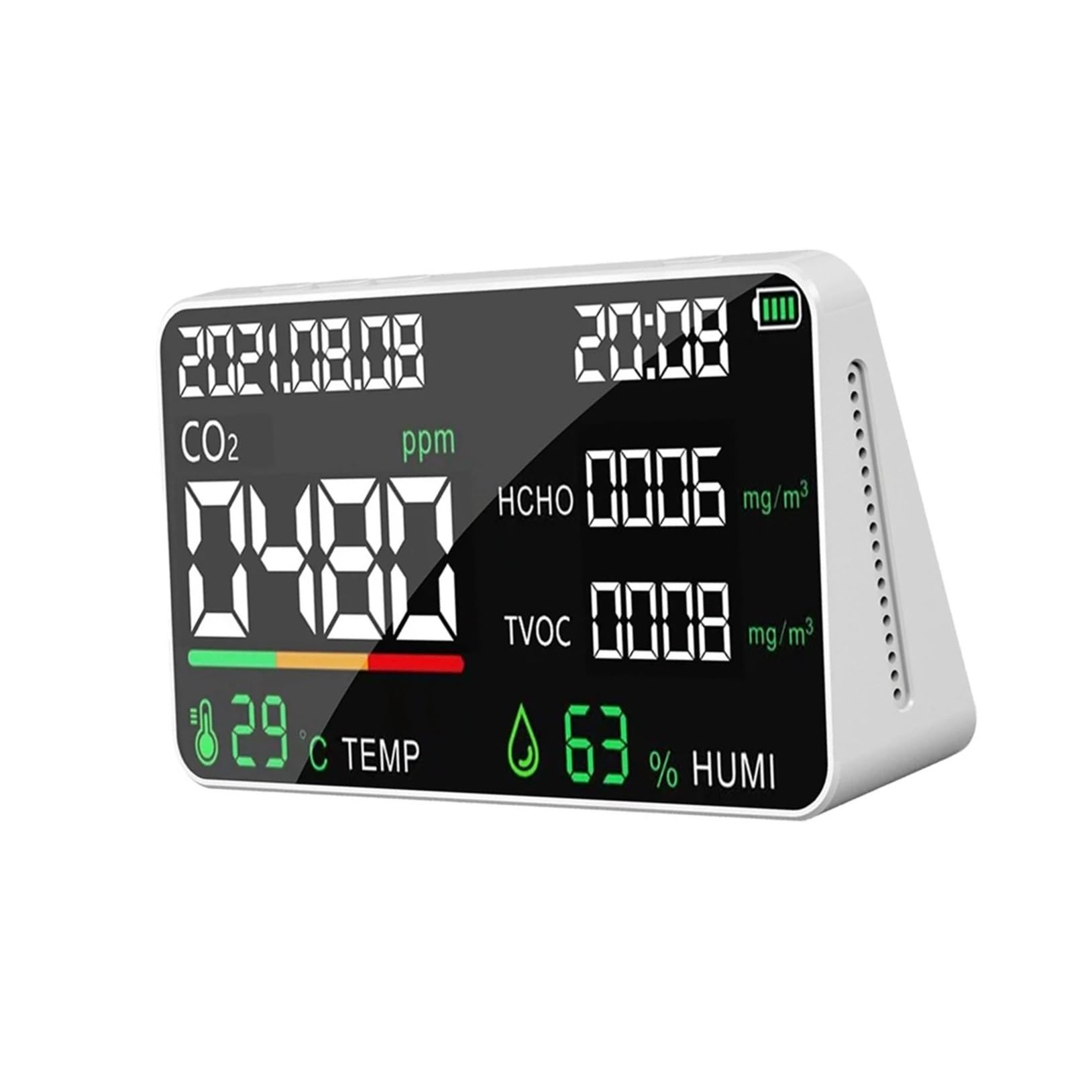 Monitor de Calidad del Aire, Monitor de calidad del aire, medidor temperatura y humedad, analizadores gases for el hogar, la escuela oficina Para el Hogar