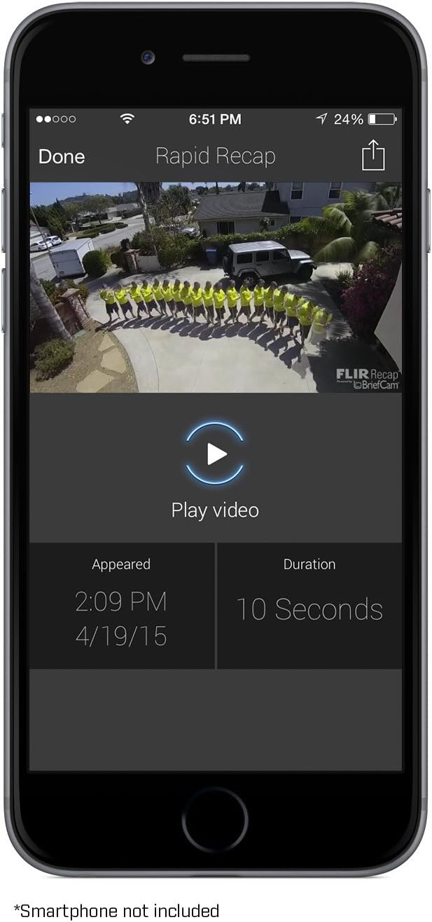FLIR FX Indoor Wi-Fi Wireless 1080P HD Video Monitoring Security Camera image 3 of 14 B00RCYEL7U