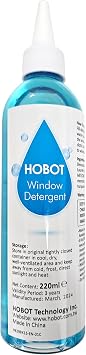 HOBOT Window Cleaning Solution 7.4 fl oz 220 ml|Compatible Window Cleaning Robots S7 PRO / 298/388|Anti-Streak Formula for Crystal-Clear Glass|Maintains Ultrasonic Spray Performance