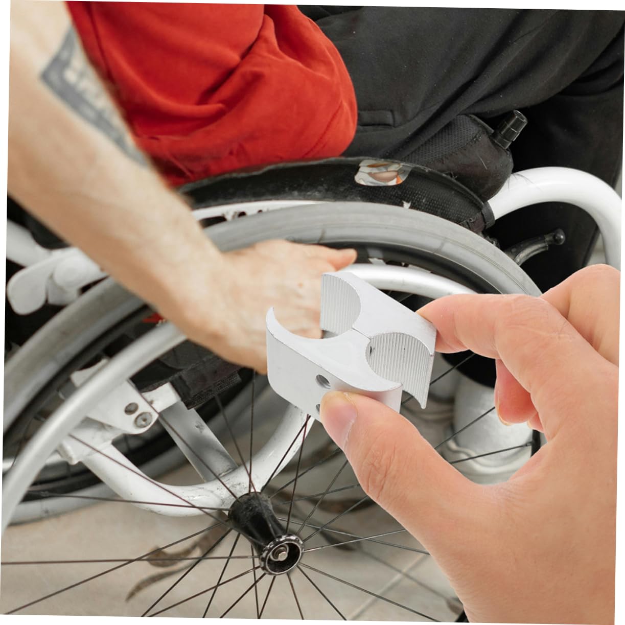 Healeved 10pezzi Clip Per Per Deambulatore Serratura Stabile Per Accessori Installare e Rimuovere Compatibile
