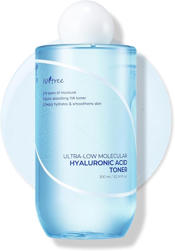 Ultra-Low Molecular Hyaluronic Acid Toner | Korean Hydrating Toner with Hyaluronic Acid | Quick-Absorbing Facial Toner for Deep Hydration, Fragrance-Free, 10.14 fl oz