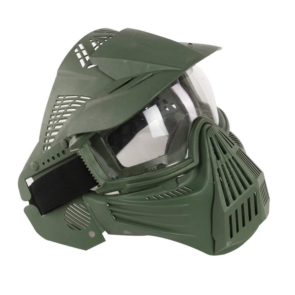 Tactical Paintball Mask, Airsoft Mask, Full Face Protective Mask With Goggles, Suitable For CS Game Paintball Shooting And Other Outdoor Activities