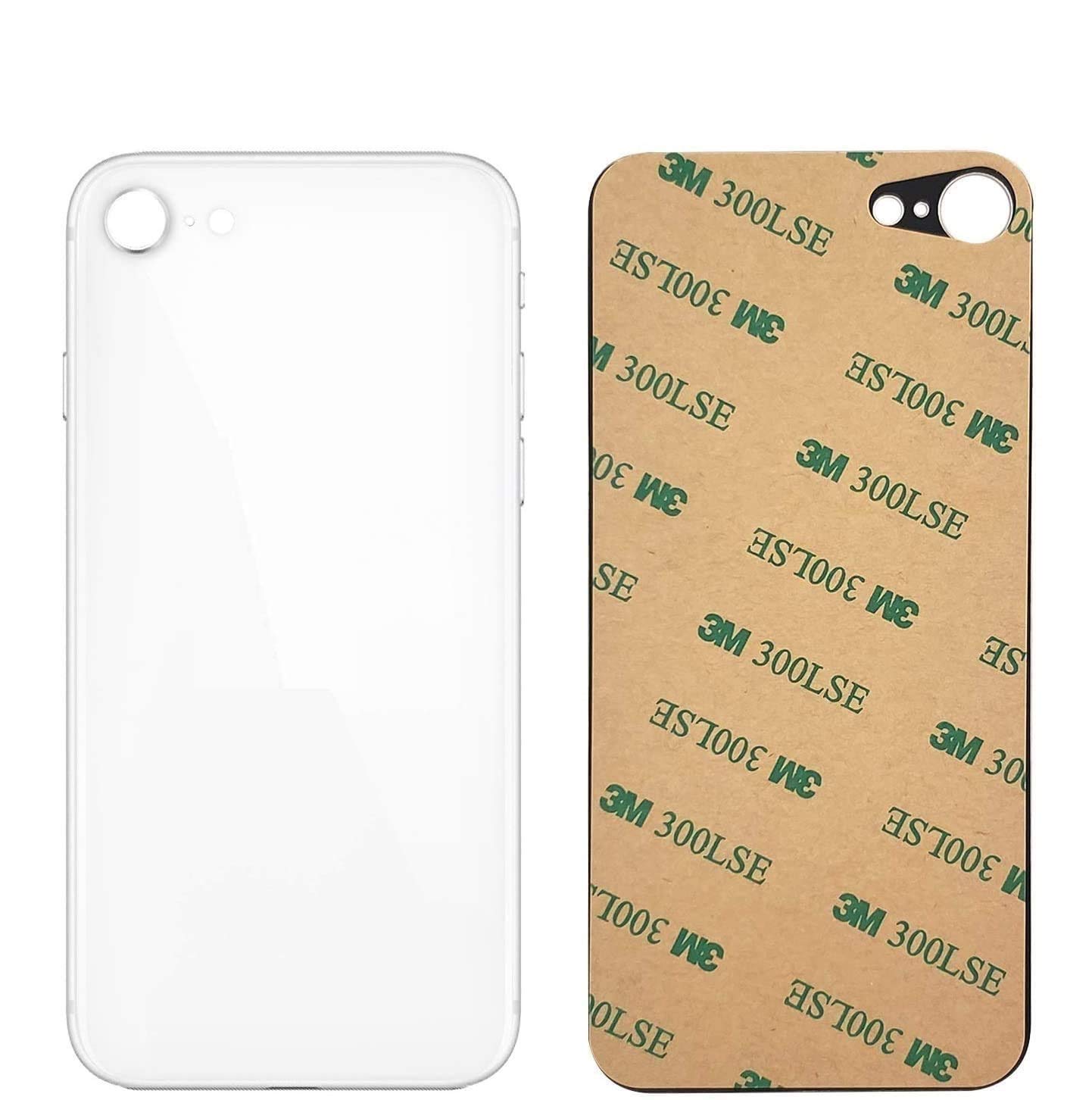 Sponsored Ad – Back Glass Compatible with The iPhone SE W/Full Body Adhesive, Removal Tool, and Wide Camera Hole for Quicker Installation (White)