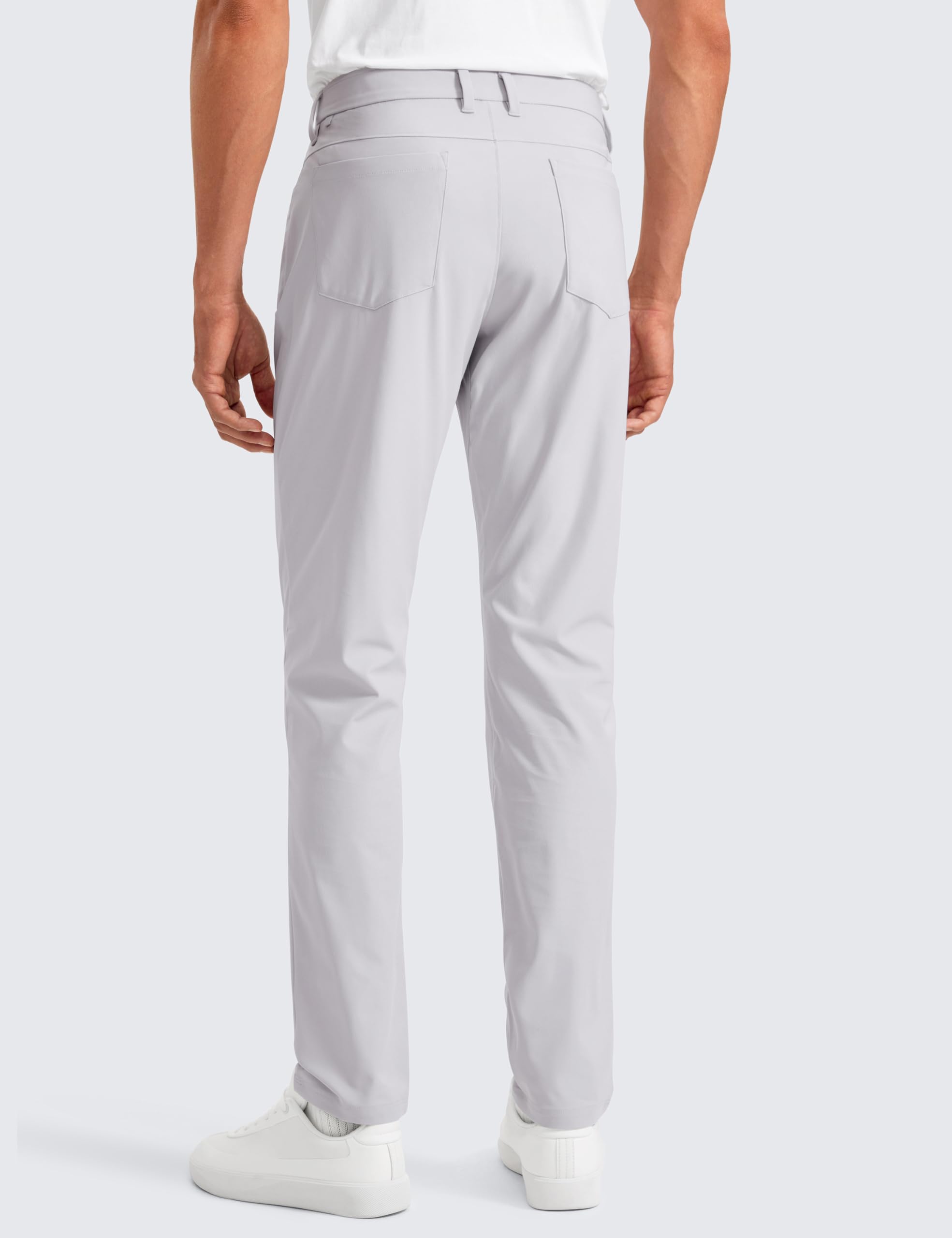 CRZ YOGA All Day Comfy Pantalones de Golf para Hombre con 5 Bolsillos Secado Rápido Ligero Casual Trabajar - 71cm/76cm/81cm/86cm