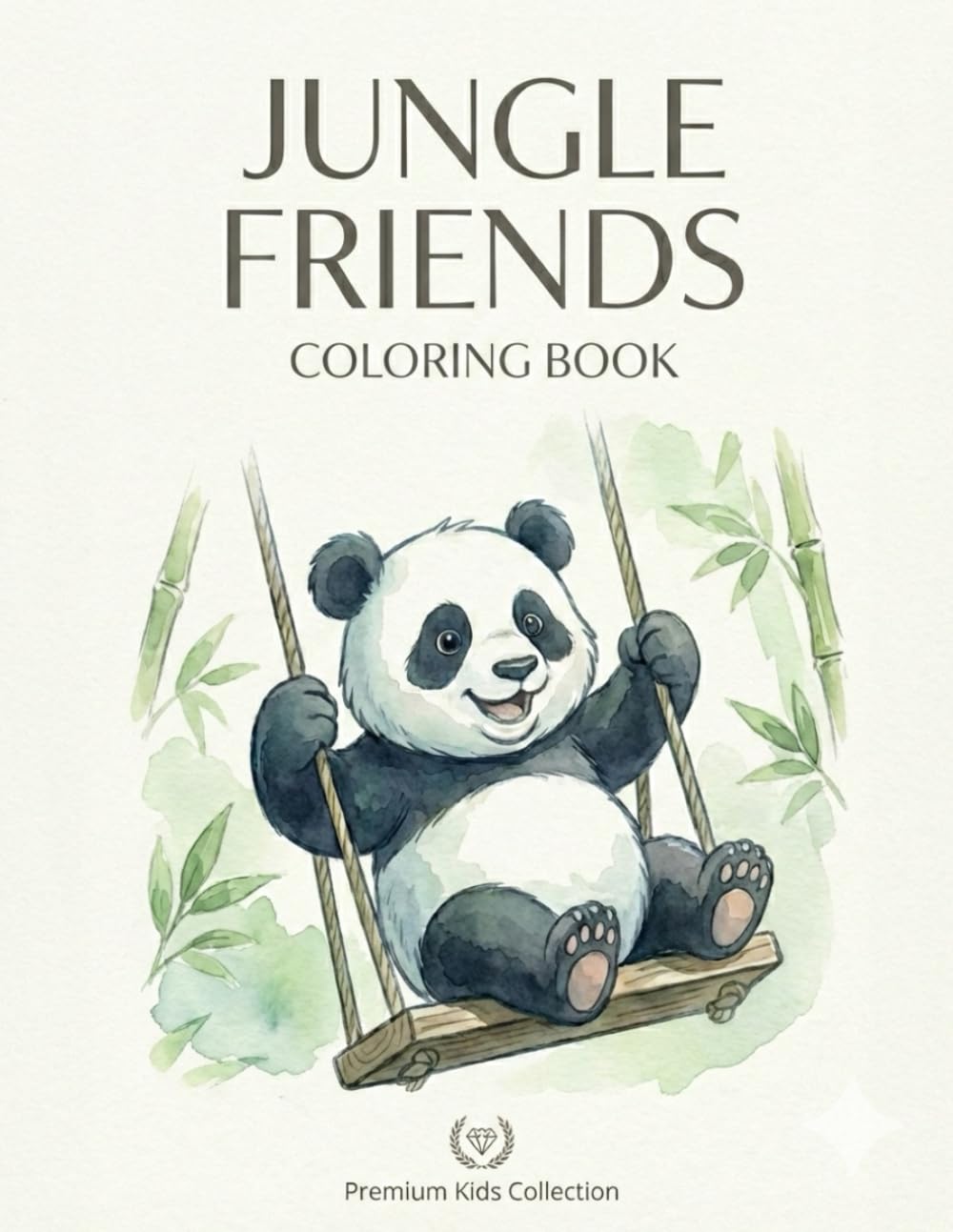 Jungle Friends: Kids Coloring Book