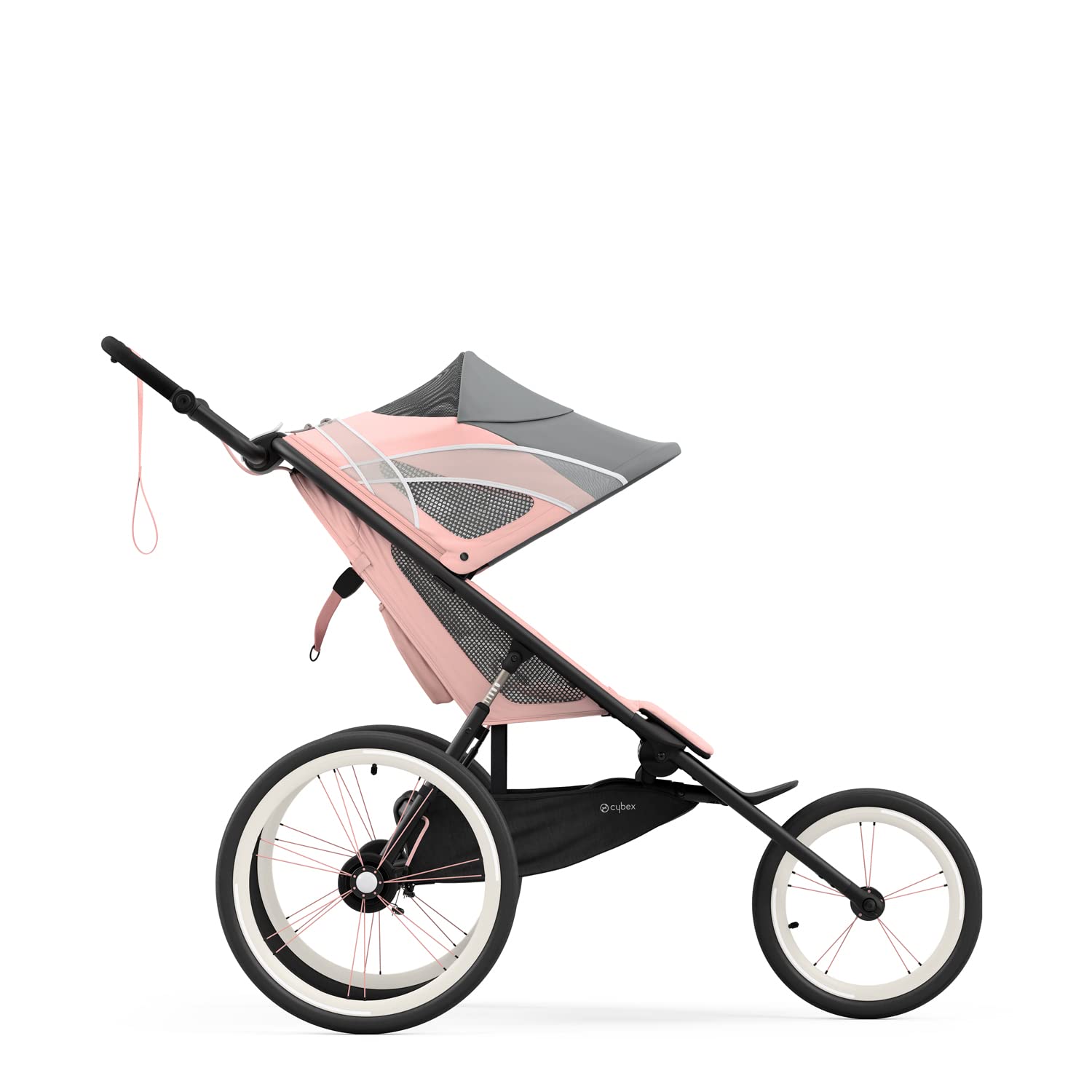 Cybex Rahmen für Jogger-Kinderwagen AVI, Von ca. 6 Monaten - ca. 4 Jahre, Max. 111 cm und 22 kg, Gestell für Multisportwagen, Black/Pink