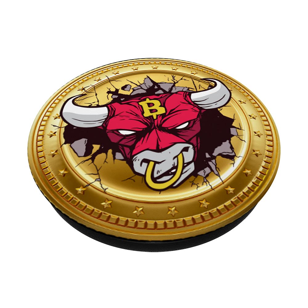 Amazon.com: Bitcoin Bull Run Break Out Crypto Coin Cryptocurrency Gift  PopSockets PopGrip: Swappable Grip for Phones & Tablets : Cell Phones &  Accessories