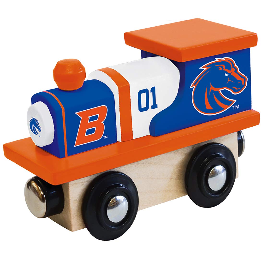MasterPieces NCAA Boise State Broncos Real Wood Toy Train Engine