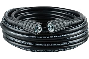 Yaegoo 50FT Pressure Washer Hose 1/4-Inch 3000 PSI