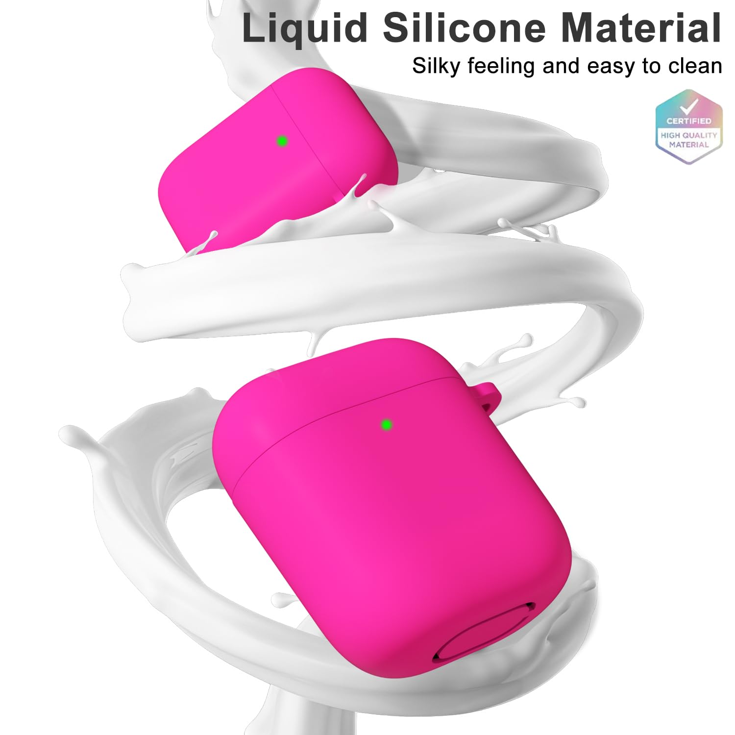 Amazon.com: Oakxco for Airpods Case Silicone, Cute Girly