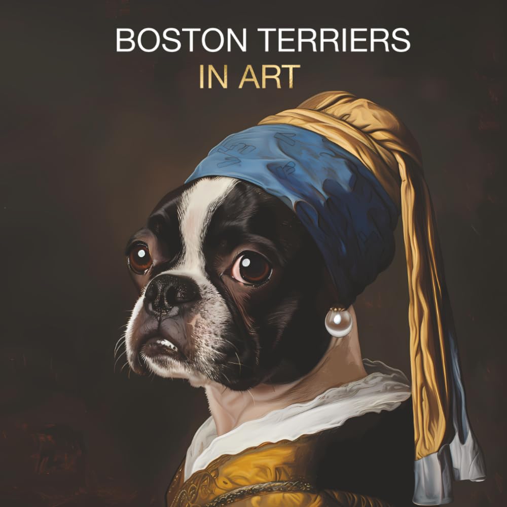 Boston Terriers in Art: Portraits inspired by iconic masterpieces