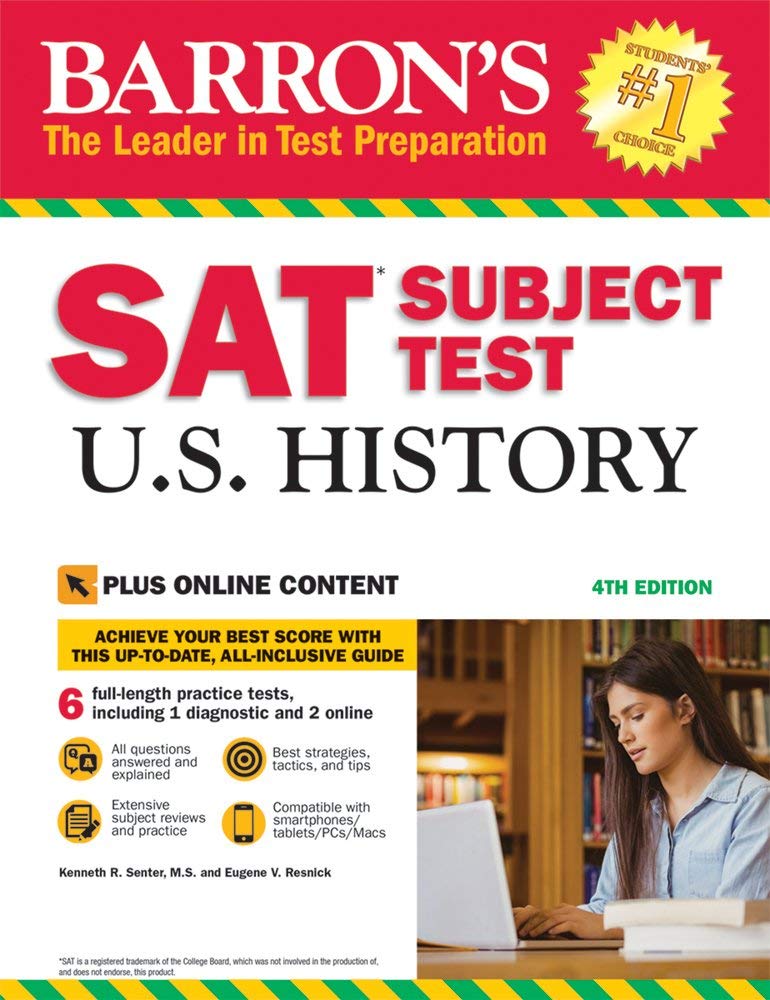 SAT Subject Test U.S. History with Online Tests: with Bonus Online Tests
