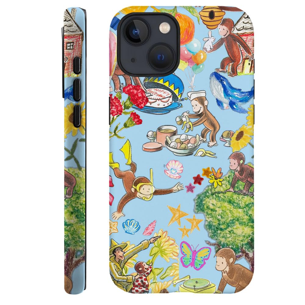 Cute Monkey Flower iPhone 14 Case