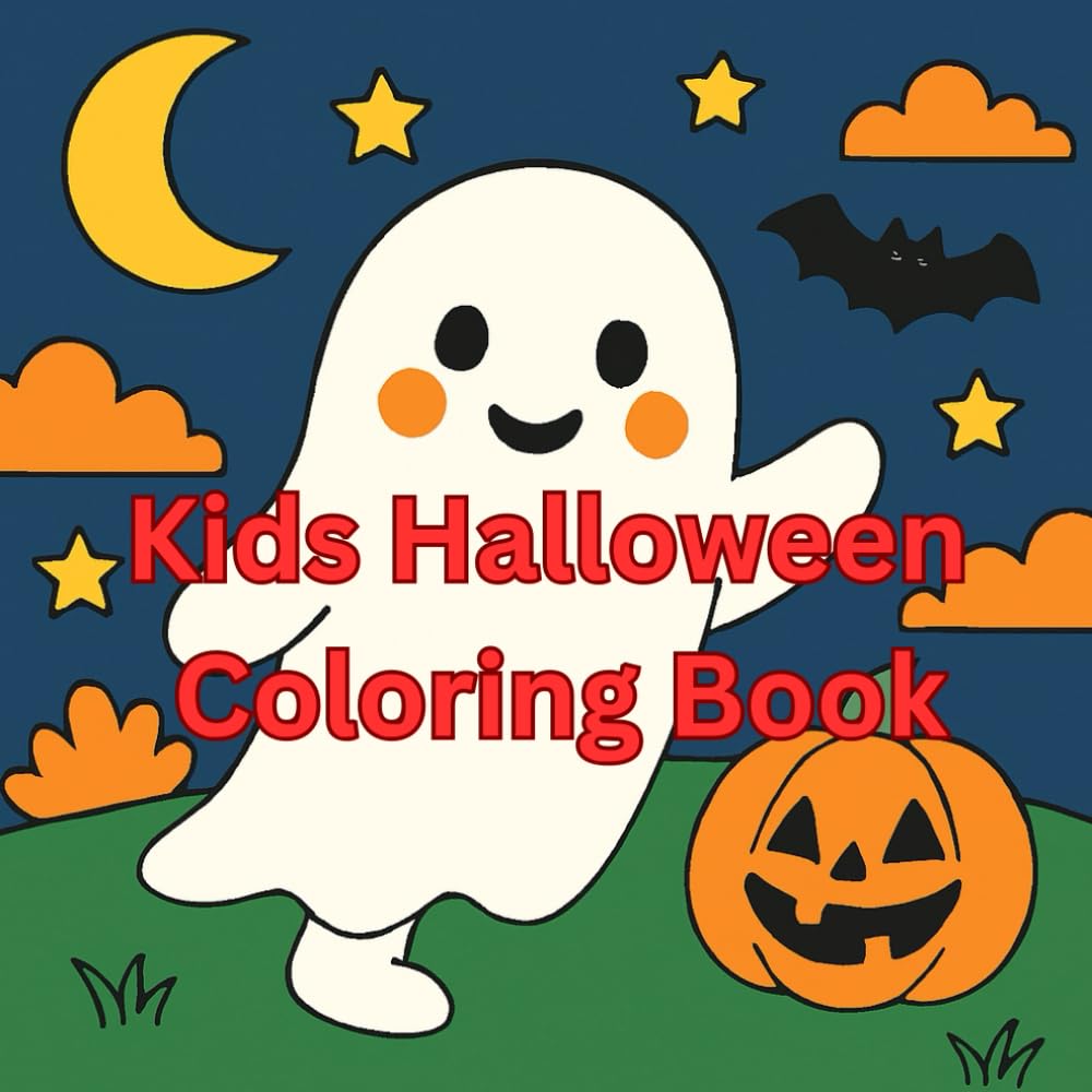 Kids Halloween Coloring Book: A Coloring Book for Kids of All Ages