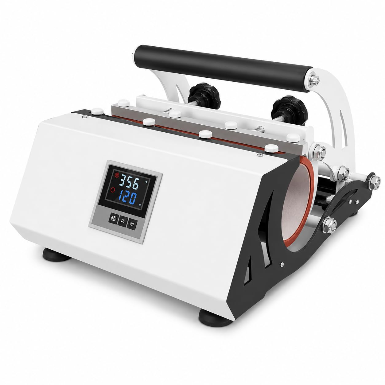 Máquina De La Prensa De Calor para Los Vasos Y Tazas Pantalla Táctil Temperatura De Tiempo Ajustable para Tarros Y Gafas De La Sublimación De Las Copas De Cerámica