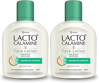 Lacto Calamine Combination to Normal Skin Oil Balance Lotion 60ml (Pack of 2)
