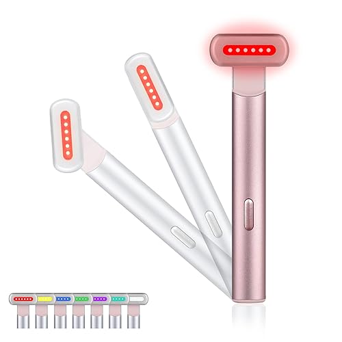 Terapia de luz roja para cara, 7 en 1 terapia de luz LED, equipo de ojos para el cuidado de la piel en casa terapia de luz roja, masajeador facial disponible en Yaxa Costa Rica