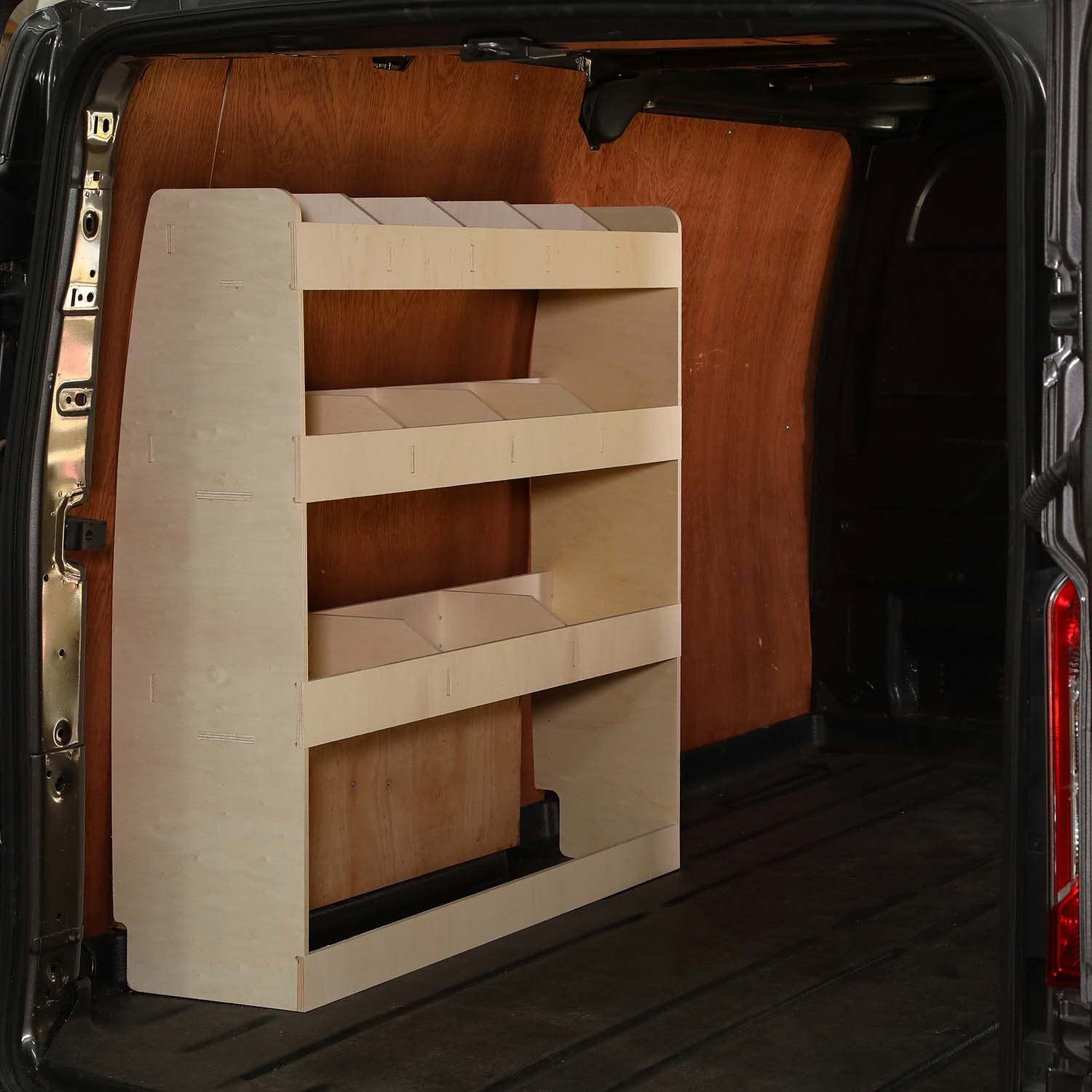 Vanify - Kompatibel mit Volkswagen Transporter T5 T6 L2 2003+ Fahrzeugeinrichtung Fahrzeugregale, Fahrerseite hinten Regal