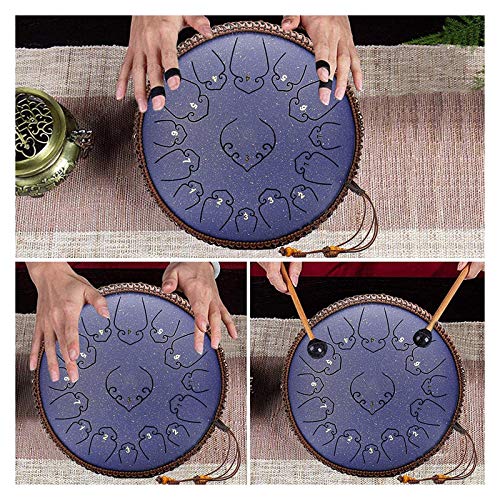 Steel Tongue Drum XLTFUC 14 pulgadas 15 notas miniatura 4