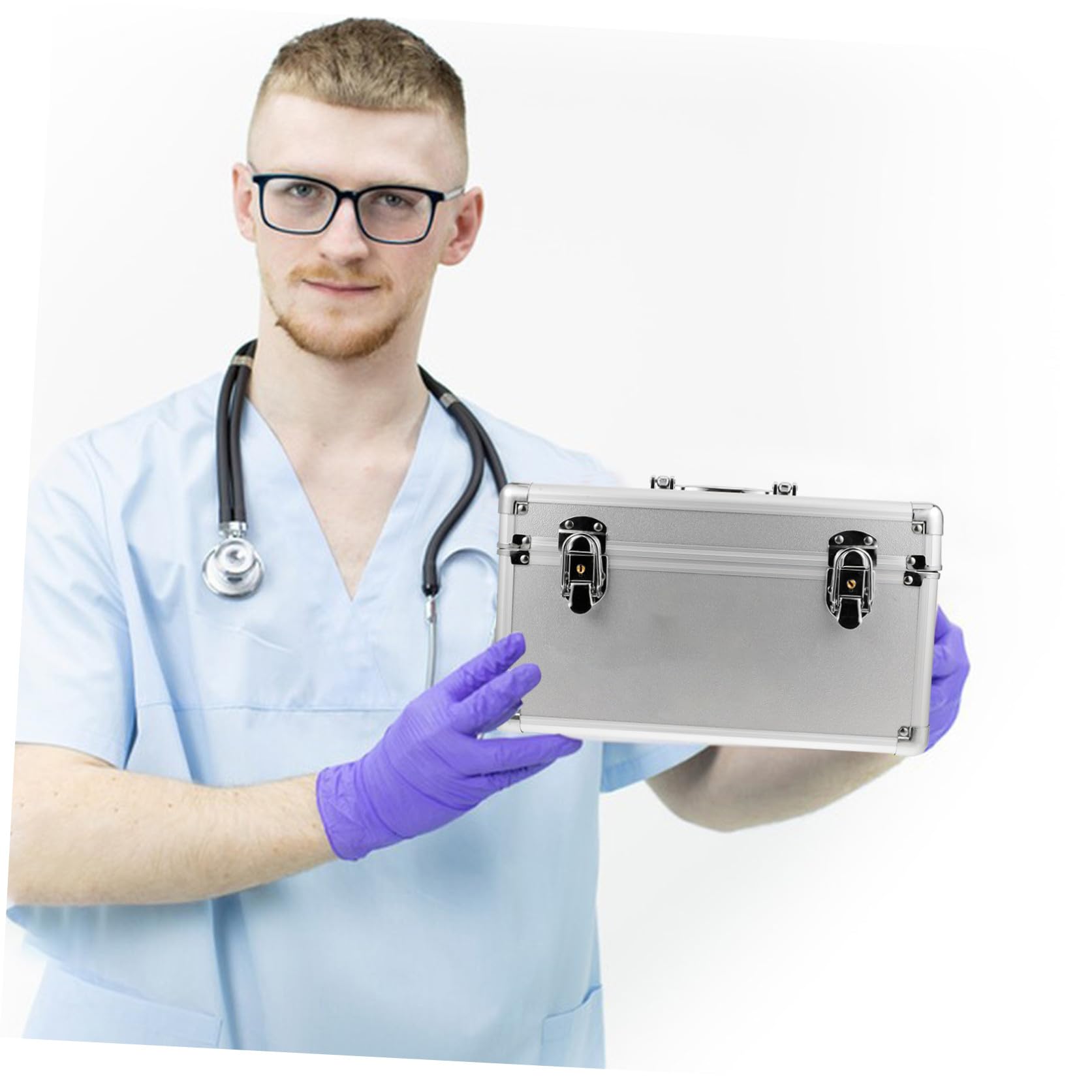 Healvian Caja Caja de medicamentos caixas arrumação Storage Box contenedores de Almacenamiento médico botiquín de Primeros Auxilios Caso Medico de Emergencia botiquín de Metal