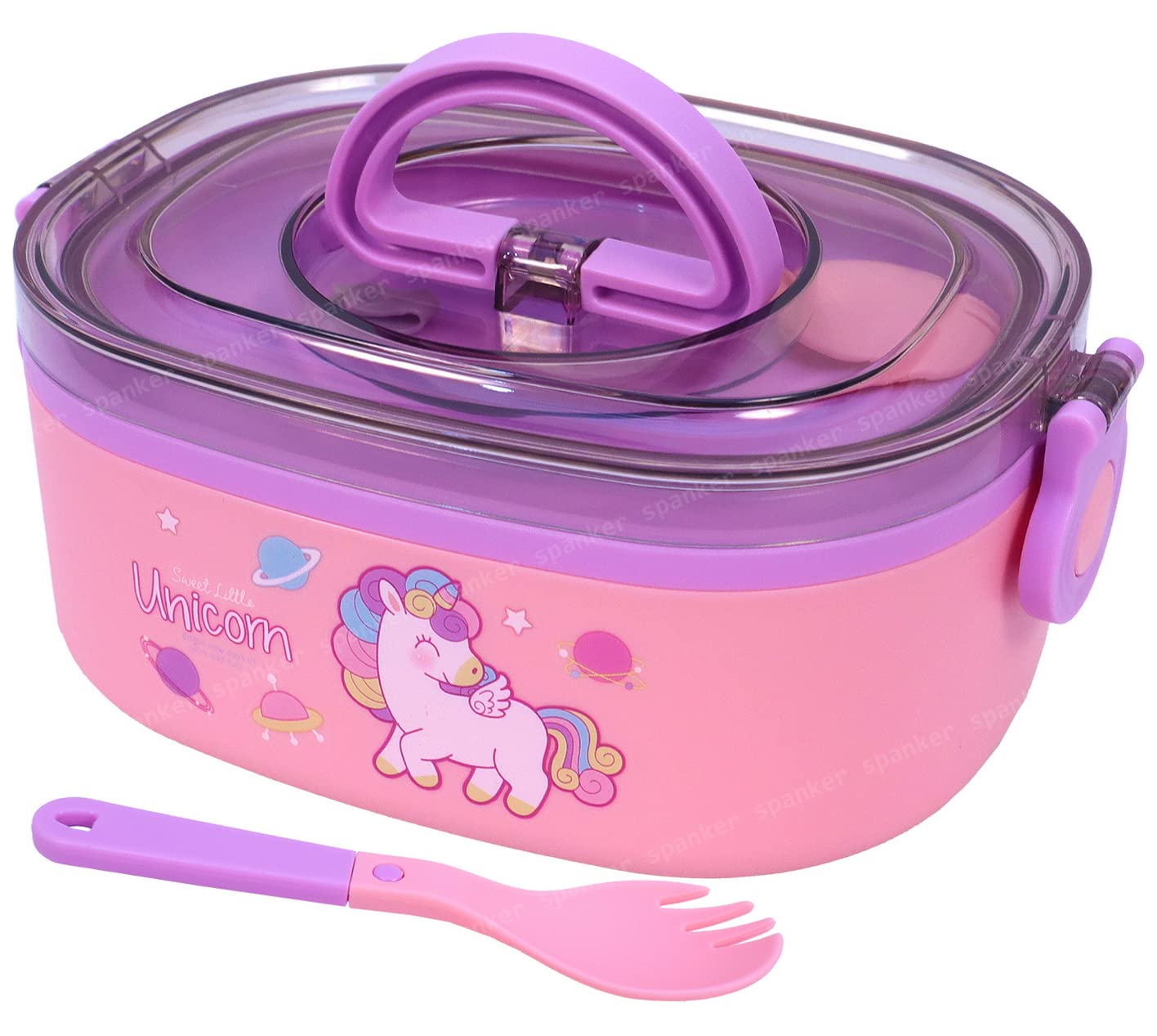 Spanker Unicorn Lunch Box Thermal Stainless Steel 1000 ML Insulation Brunch Munch Box Tableware Set Portable Lunch Containers for Kid Adult Student Children Keep Food - Pink (B0BH51N98Z) Amazon Price History, Amazon Price Tracker