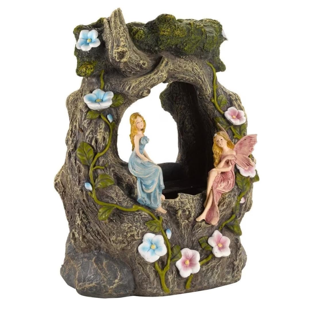 Garden Mile fontana solare fontana magica fontana vaso acqua caratteristica giardino solare statua ornamento cascata decorativo esterno patio cascata