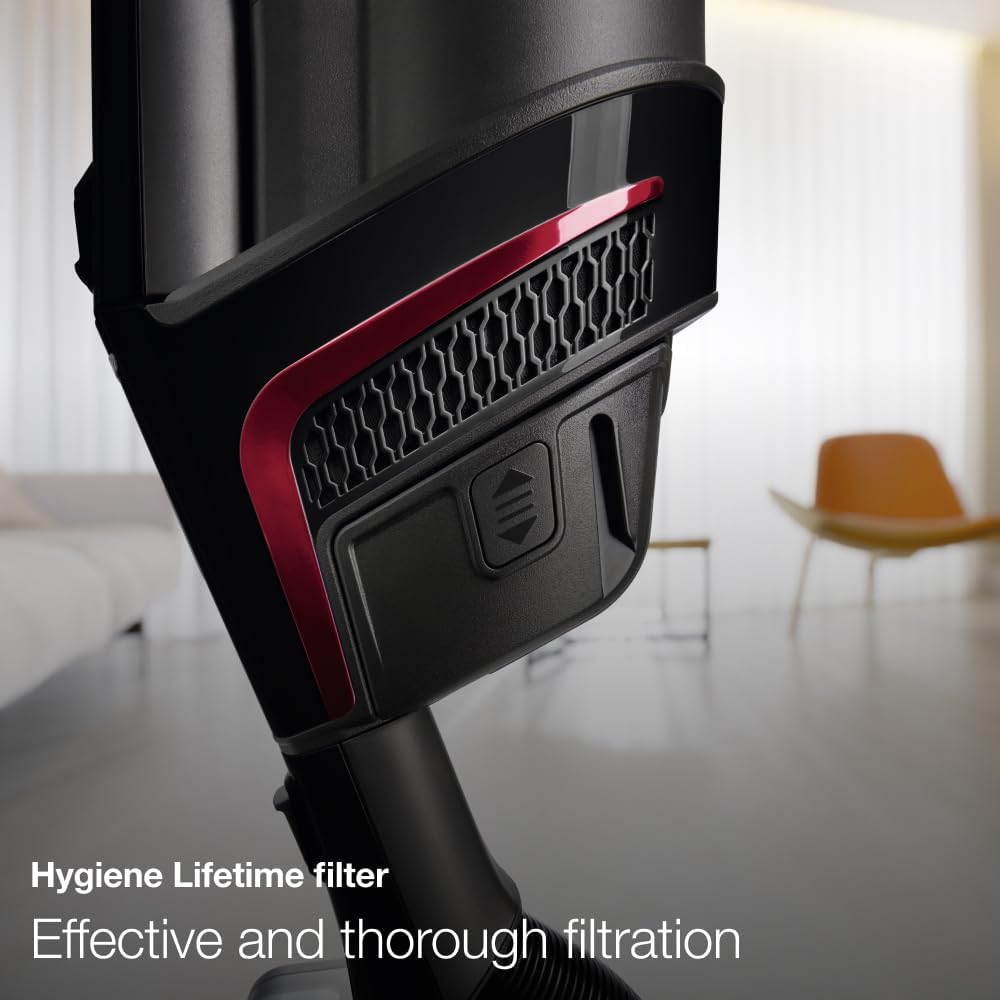 Close-up of the Miele Triflex HX1 Hygiene Lifetime filter.